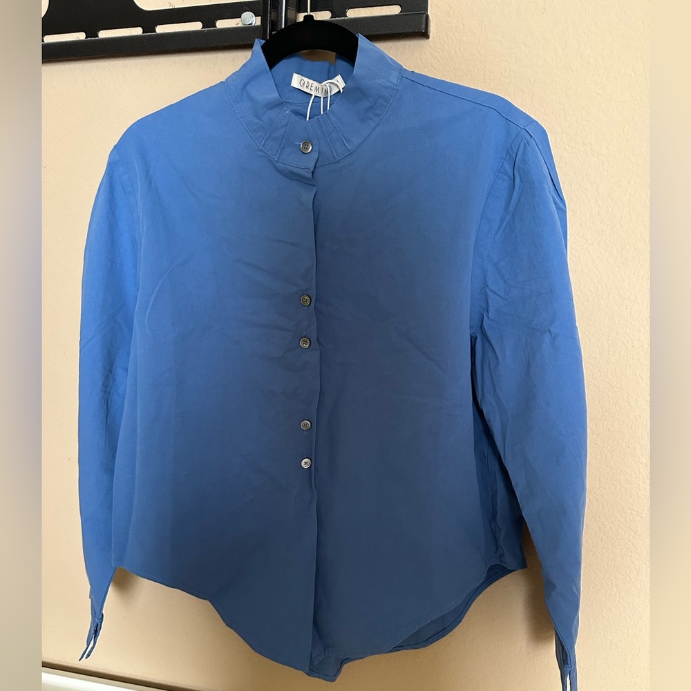 Blue shirt 100% cotton size M